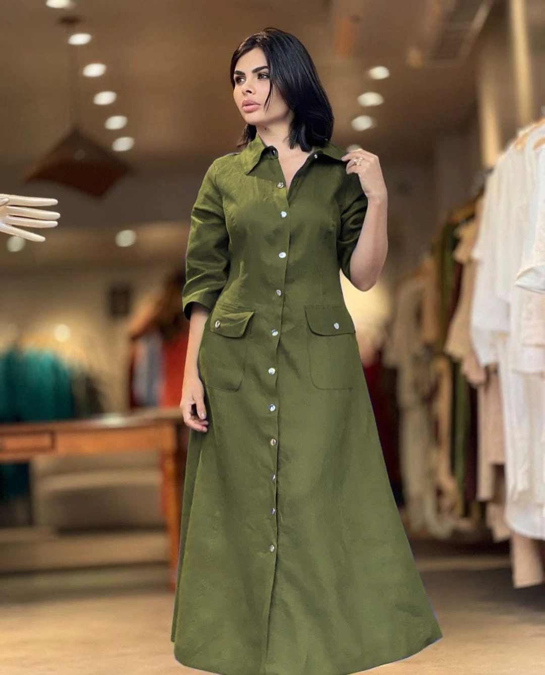 Shirt style Dress - Image 3